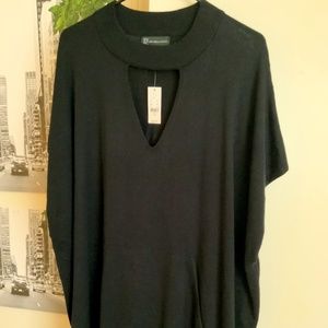 Black Peek-a-Boo Sweater